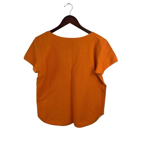 FYI For Your Information T-Shirt Orange Large Black Witchy Saturn Whimsygoth - Picture 5 of 5